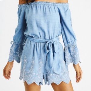 Blue romper from American Eagle